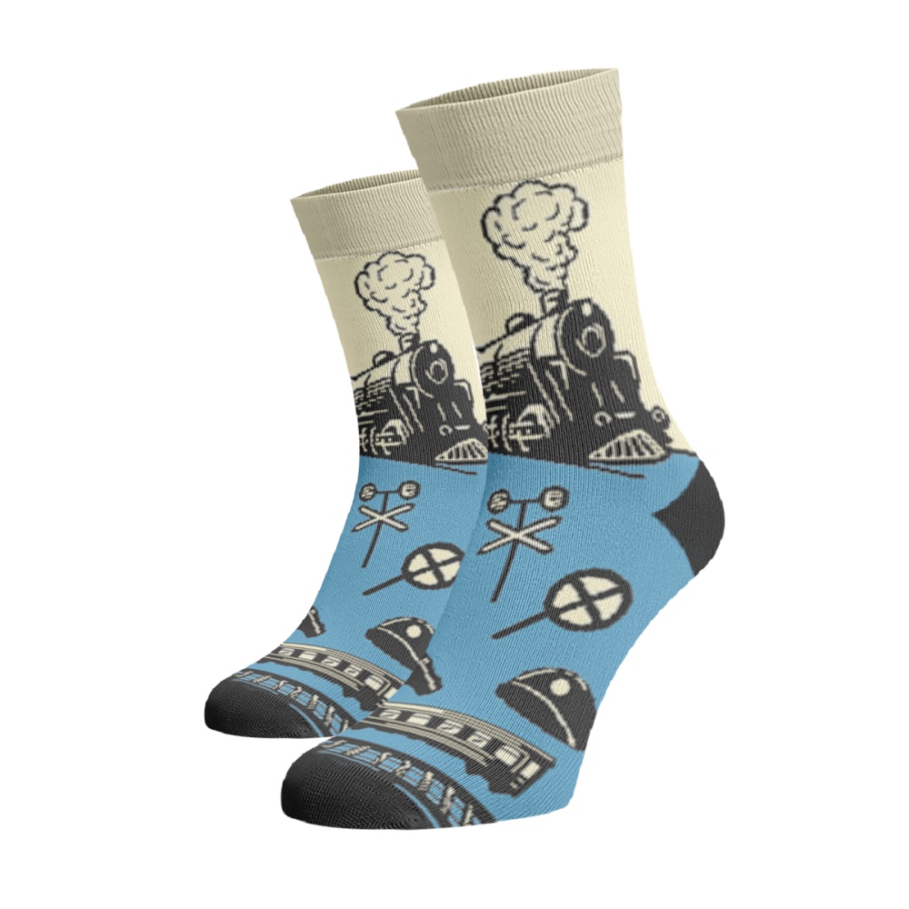 Veselé ponožky vlak 45-46