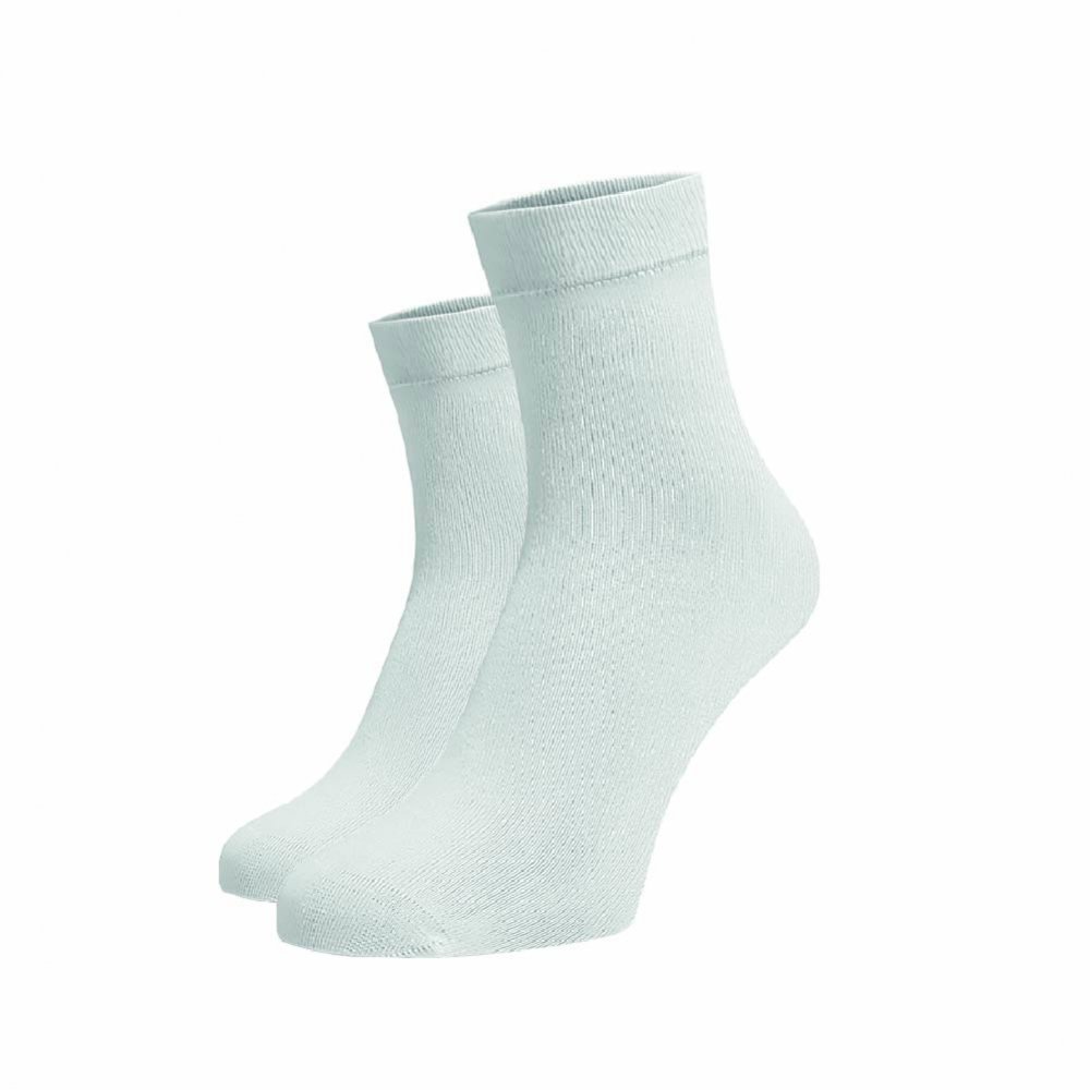 Bambusové střední ponožky bílé Bílá Viskoza (Bambus) 35-38