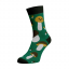 Veselé ponožky HŘIBY - Barva: Zelená, Velikost: 35-38, Materiál: Bavlna