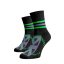 Športové funkčné ponožky čierne - Barva: Zelená, Veľkosť: 35-38