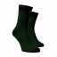 Spoločenské ponožky Špirála - Barva: Zelená, Veľkosť: 39-41, Materiál: Bavlna