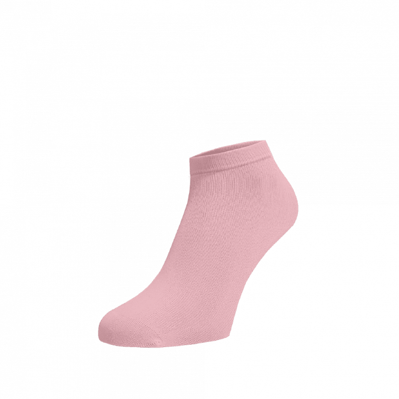 Kotníkové ponožky Světle růžová - Barva: Světlé růžová, Velikost: 35-38, Materiál: Bavlna