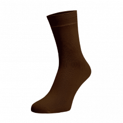 Vysoké ponožky Tmavo hnedé