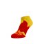 Veselé kotníkové ponožky hasičské - Barva: Žlutá, Velikost: 39-41, Materiál: Bavlna