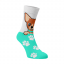 Veselé ponožky Čivava - Barva: Bílá, Velikost: 35-38, Materiál: Bavlna