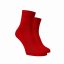 Bambusové strednej ponožky červené - Barva: Červená, Veľkosť: 35-38, Materiál: Viskoza (Bambus)