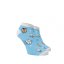 Veselé kotníkové ponožky Zuby - Barva: Blankytná, Velikost: 39-41, Materiál: Bavlna