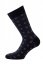 Společenské ponožky Bruno - Barva: Černá, Velikost: 39-41, Materiál: Bavlna