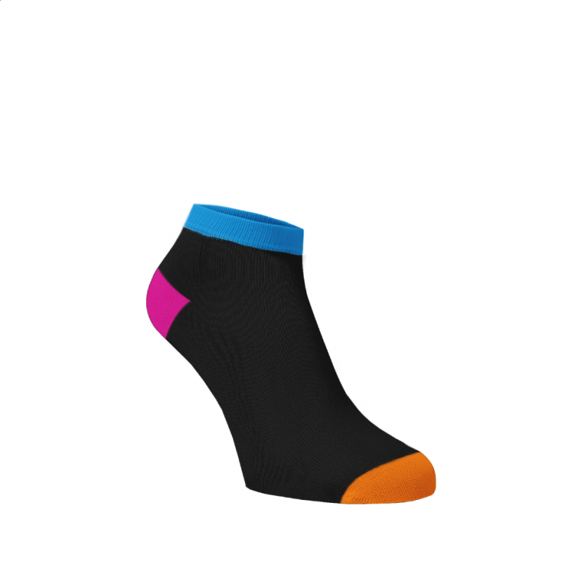 Benami kotníkové ponožky - Barva: Černá, Velikost: 42-44, Materiál: Bavlna