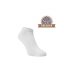 Kotníkové ponožky z mercerované bavlny - bílé - Velikost: 45-46