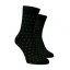 Hosszú szárú pöttyös zokni - zöld - Szín: Fekete, Méret: 35-38, Alapanyag: Pamut