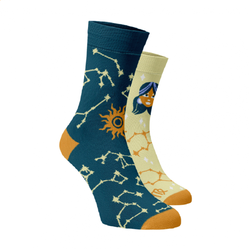 Veselé ponožky Znamení zvěrokruhu Panna