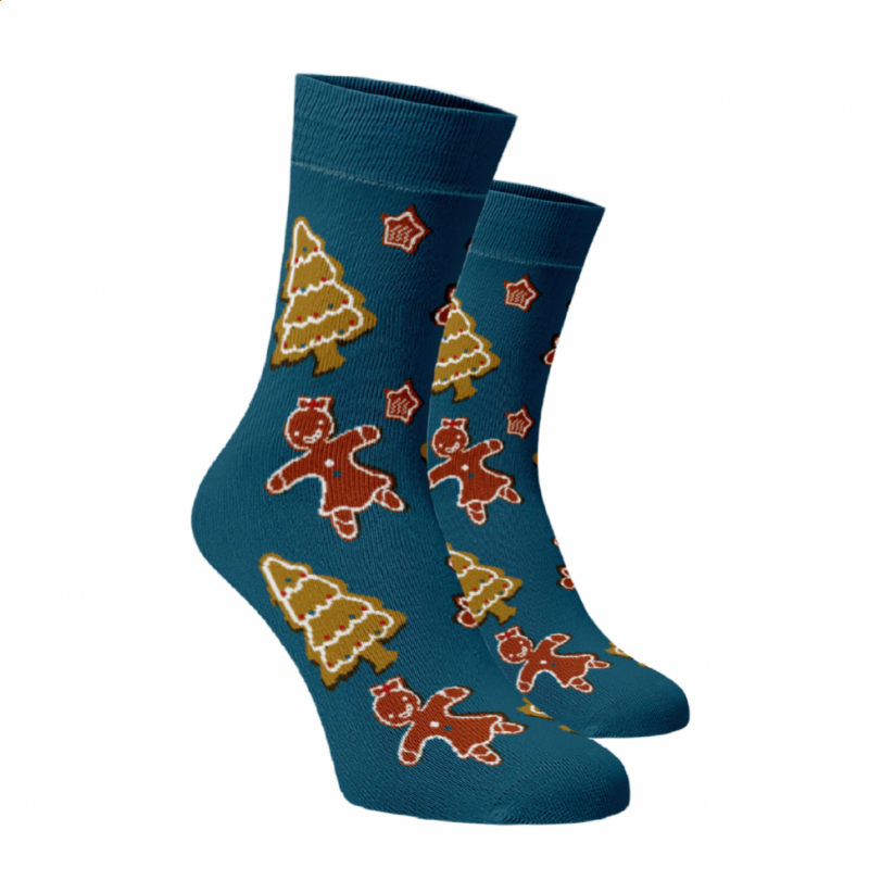 Veselé ponožky Vianočné medovníčky