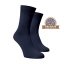 Ponožky z mercerované bavlny - tmavě modré - Velikost: 39-41