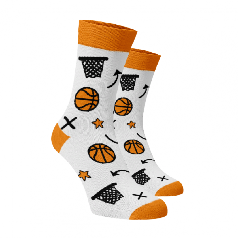 Veselé vysoké ponožky - basketbal