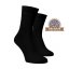 Ponožky z mercerovanej bavlny - čierne - Veľkosť: 39-41