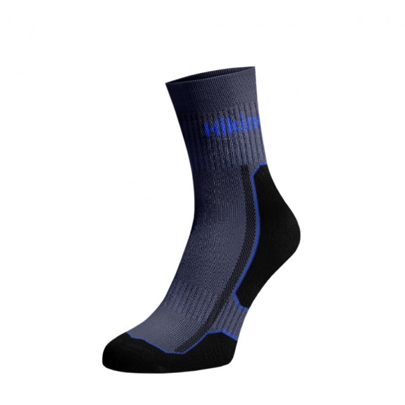 Hrubé funkční ponožky Hiking - modrá - Velikost: 35-38