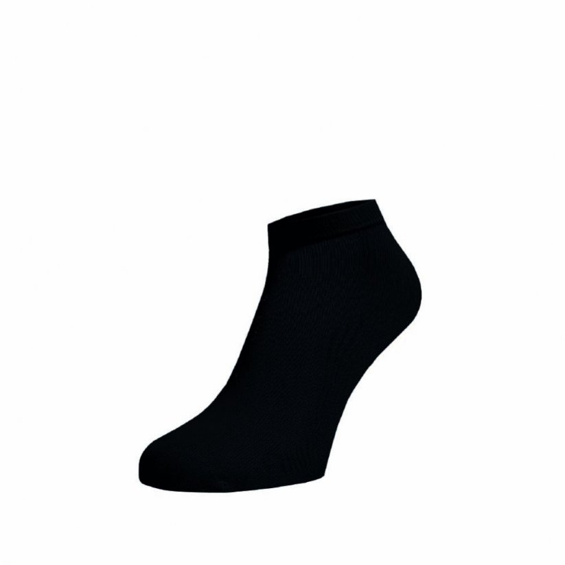 Bambusové kotníkové ponožky Černé - Barva: Černá, Velikost: 45-46, Materiál: Viskoza (Bambus)