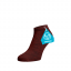 Členkové ponožky MERINO - vínové - Barva: Vínová, Veľkosť: 35-38, Materiál: Vlna (Merino)