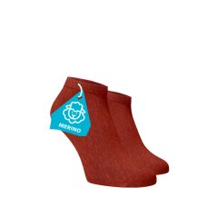 Členkové ponožky MERINO - tehlové