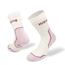Vastag sportzoknik Hiking - fehér-lila