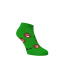 Veselé ponožky Koronavir nízké - Barva: Zelená, Velikost: 42-44
