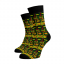 Veselé ponožky Afro 3 - Barva: Žlutá, Velikost: 35-38