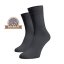Ponožky z mercerovanej bavlny - šedé - Veľkosť: 45-46