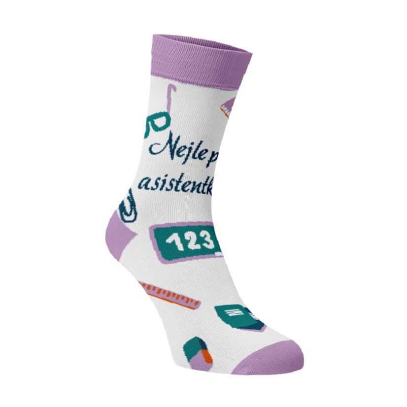 Veselé vysoké ponožky - Nejlepší asistentka