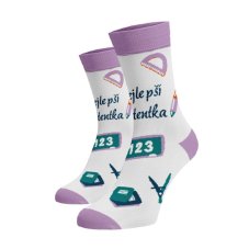 Veselé vysoké ponožky - Nejlepší asistentka