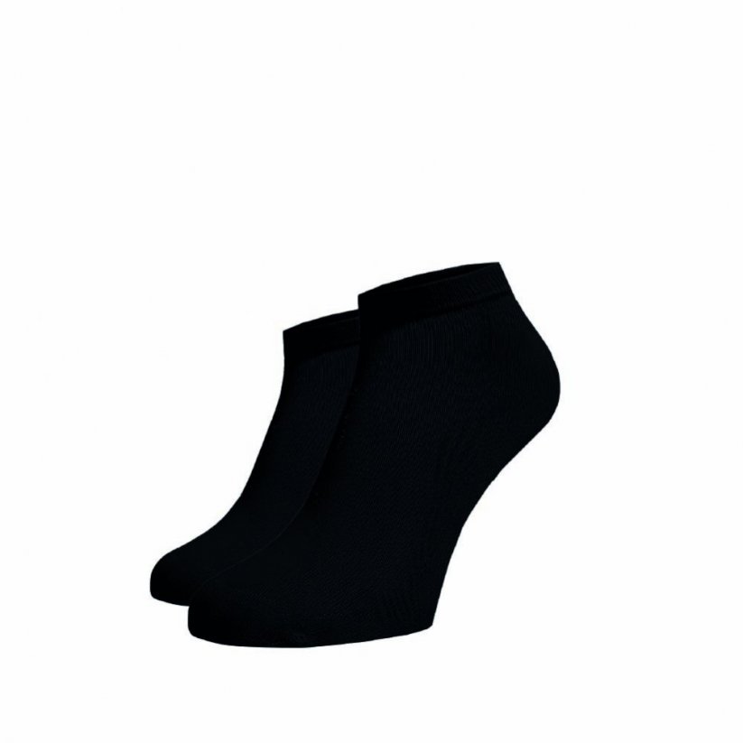 Bambusové členkové ponožky Čierne - Barva: čierna, Veľkosť: 42-44, Materiál: Viskoza (Bambus)