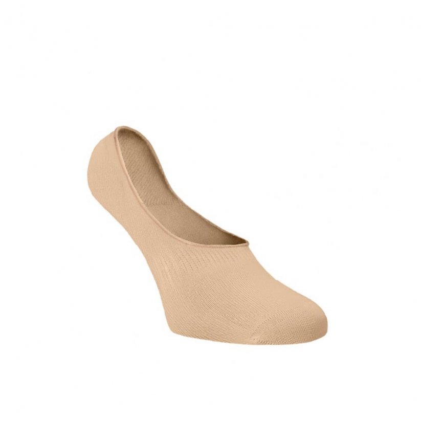 Neviditelné ponožky ťapky tělové - Barva: Béžová, Velikost: 39-41, Materiál: Bavlna