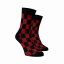 Veselé ponožky Šachovnice - Barva: Fialová, Velikost: 42-44