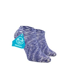FINE MERINO Bokazokni – melírozott kék