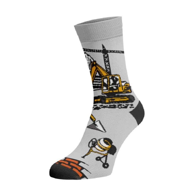 Vidám zokni – építőmunkás