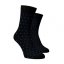 Hosszú szárú pöttyös zokni - kék - Szín: Fekete, Méret: 39-41, Alapanyag: Pamut