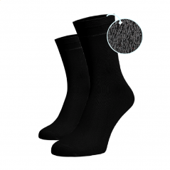 Vysoké teplé ponožky Čierne
