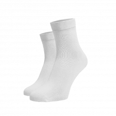 Stredné ponožky biele