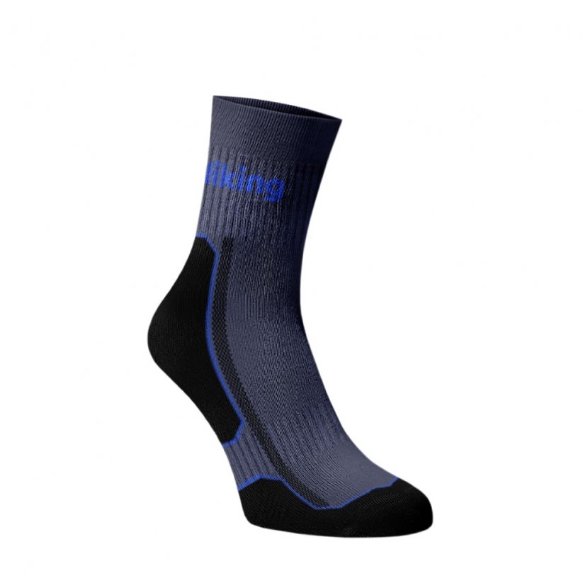 Hrubé funkční ponožky Hiking - modrá - Velikost: 35-38