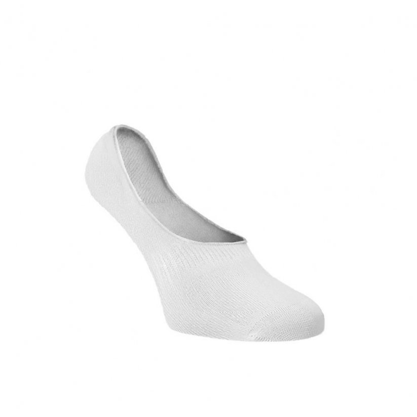 Neviditelné ponožky ťapky bílé - Barva: Bílá, Velikost: 45-46, Materiál: Bavlna