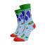 Jókedvű zokni - Vörösbor - Szín: Világoskék, Méret: 35-38, Alapanyag: Pamut