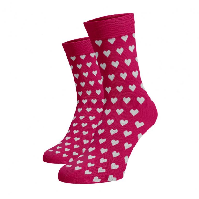 Zvýhodnený set 3 párov vysokých veselých ponožiek - Pre zamilovaných