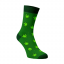 Veselé ponožky Konopí - Barva: Zelená, Velikost: 35-38, Materiál: Bavlna