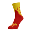 Vidám tűzoltós zokni - Szín: Sárga, Méret: 35-38, Alapanyag: Pamut
