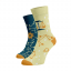 Veselé ponožky Znamení zvěrokruhu Váhy - Barva: Tmavě modrá, Velikost: 35-38, Materiál: Bavlna