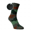 Teplé ponožky Army - Barva: Zelená, Velikost: 45-46, Materiál: Bavlna