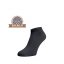 Kotníkové ponožky z mercerované bavlny - šedé - Velikost: 35-38