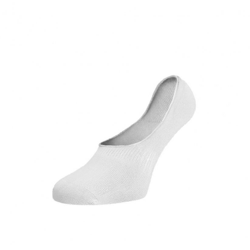 Neviditelné ponožky ťapky bílé - Barva: Bílá, Velikost: 35-38, Materiál: Bavlna