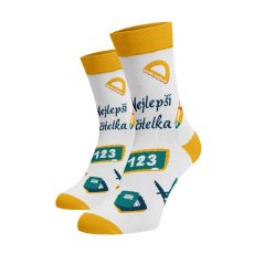 Veselé vysoké ponožky - Nejlepší učitelka