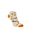 Veselé členkové veľkonočné ponožky - Vajíčko a korbáč - Barva: Béžová, Veľkosť: 33-34, Materiál: Bavlna